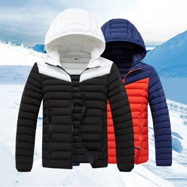 Warm winter puffer jackets