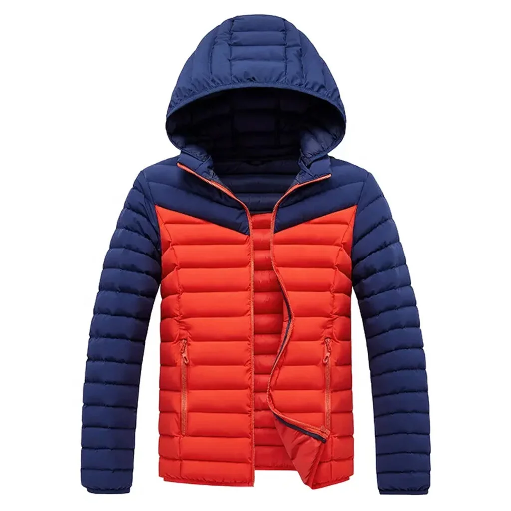 Warm winter puffer jackets