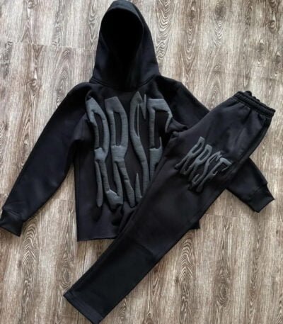 Customized puff print tracksuits
