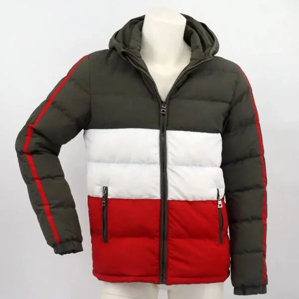 Panel design puffer jacket