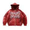 Custom made zipper hoodies