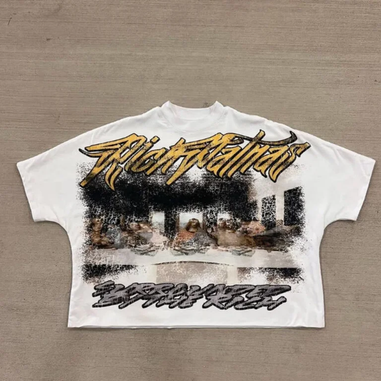 Custom streetwear cropped t-shirts