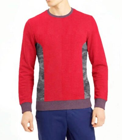 Camo panel custom sweatshirts