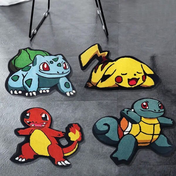 Colorful anime design rugs