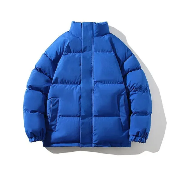 Fashionable plain puffer jacket