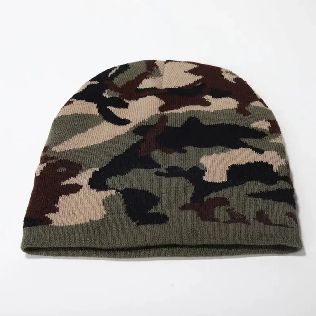 Camo design custom beanies