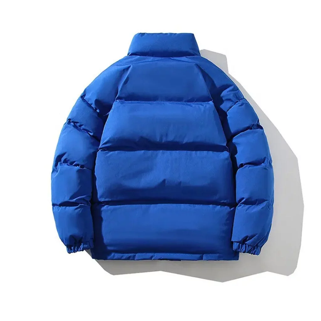 Fashionable plain puffer jacket