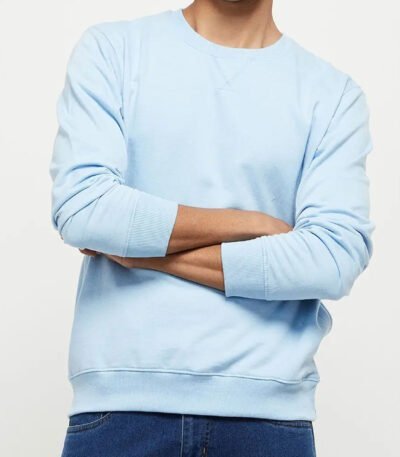 Plain regular fit sweatshirts