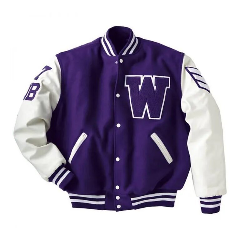 Mens fashion varsity jacket