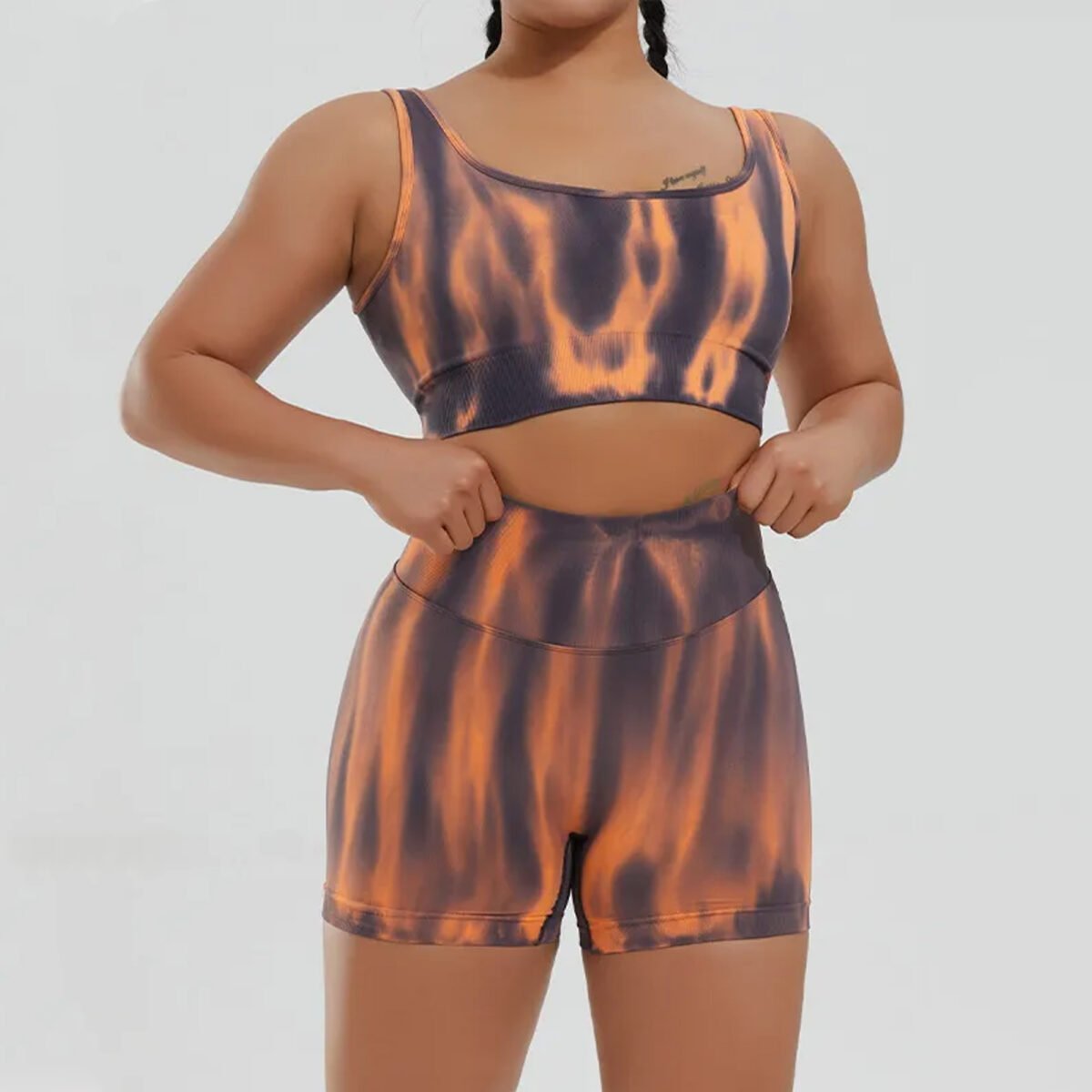 Athletic yoga wear jumpsuits