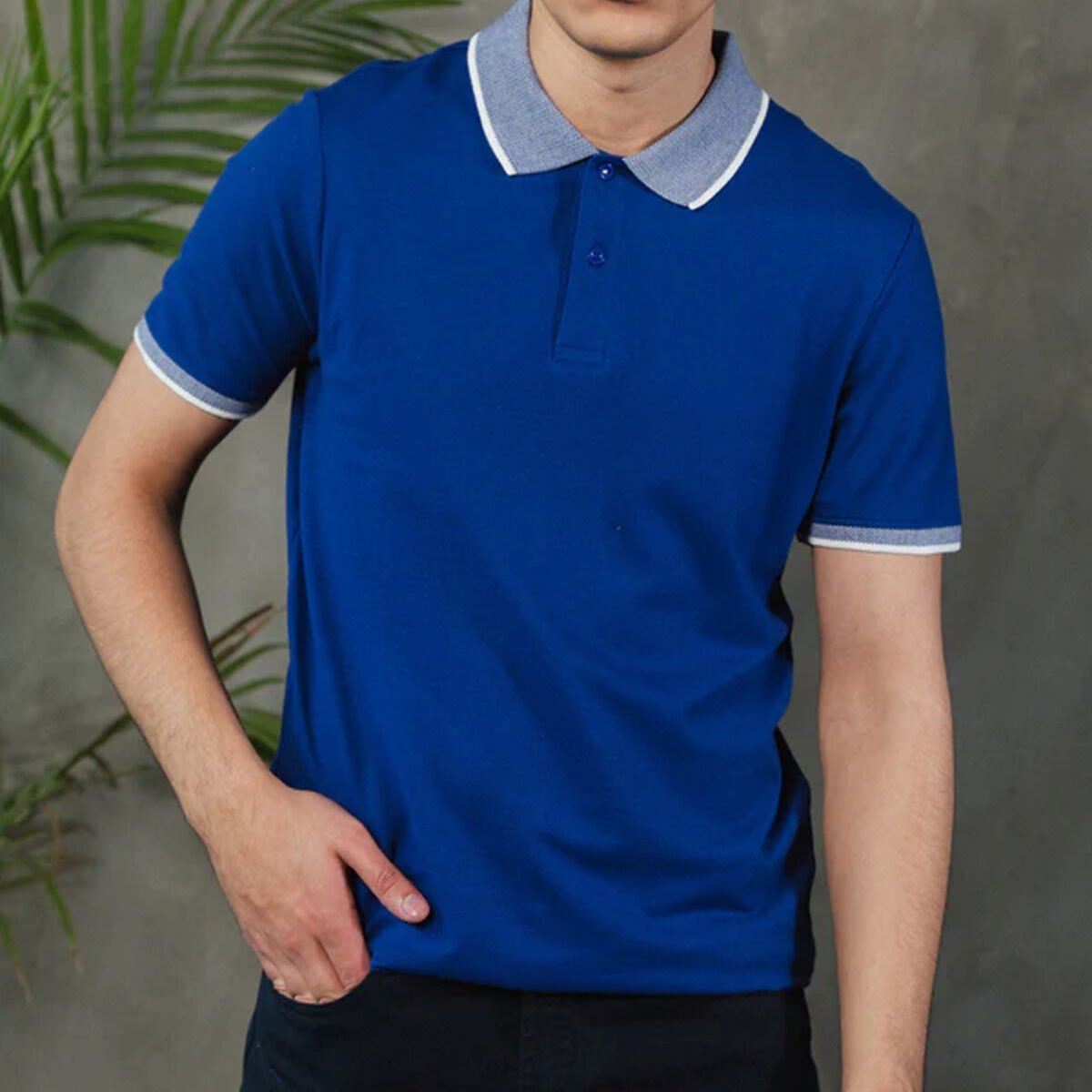 Solid color polo shirts