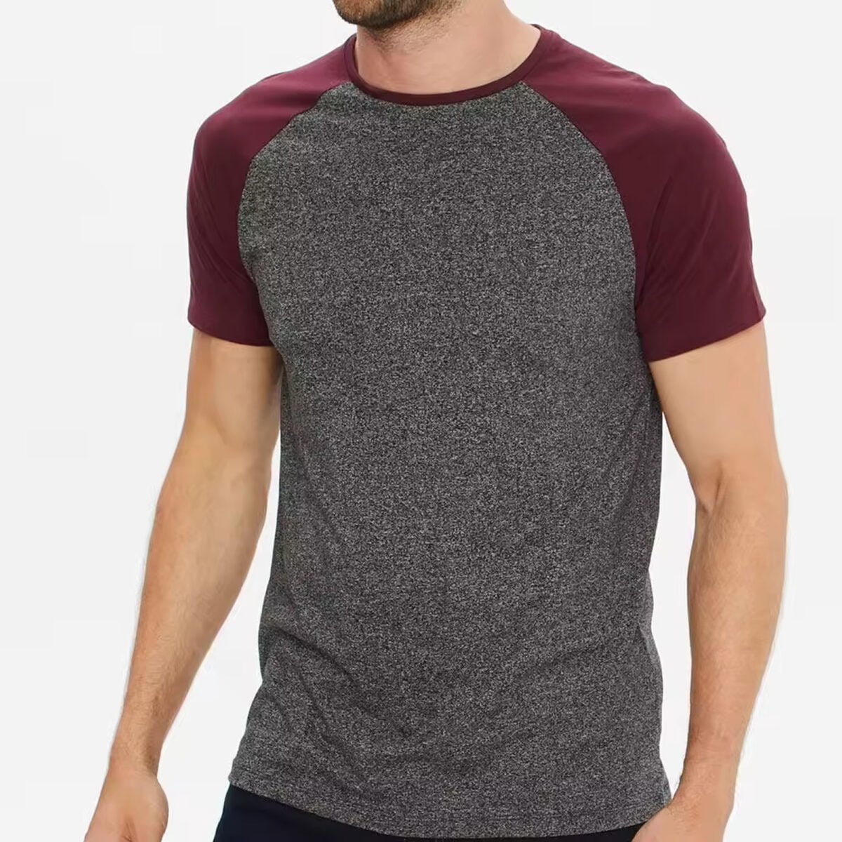 Raglan sleeves casual tees