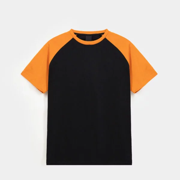 Raglan sleeves panel t-shirts