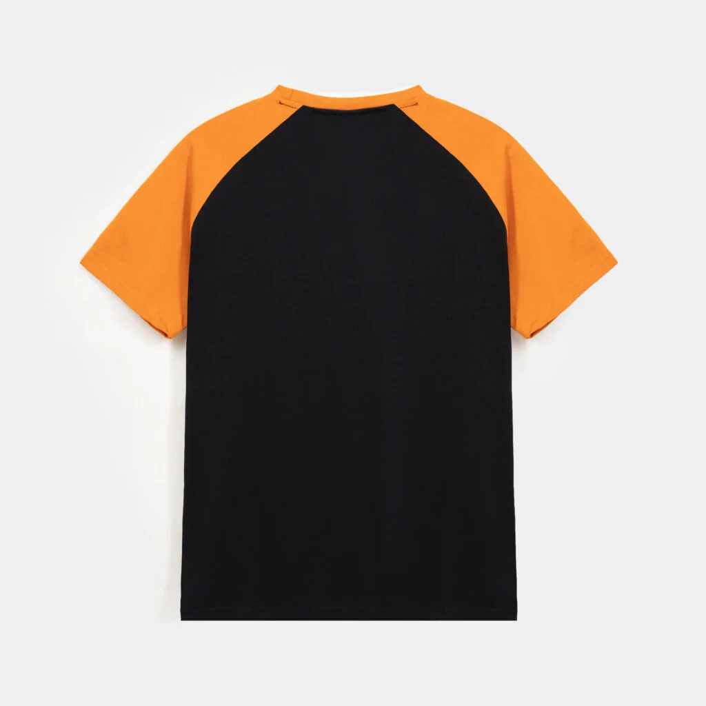 Raglan sleeves panel t-shirts