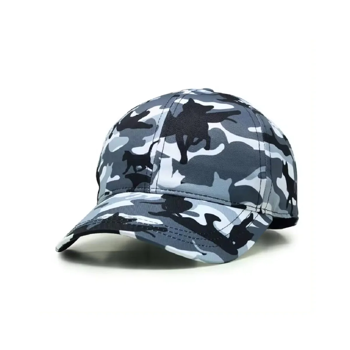 Camo design baseball hats