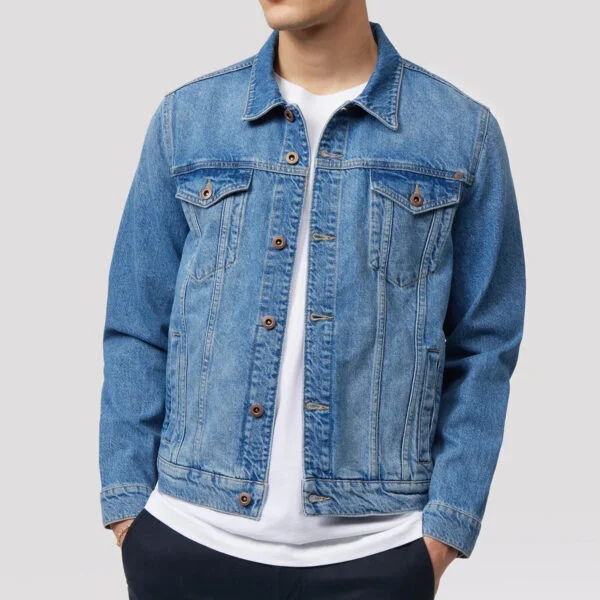 Simple design jeans jackets