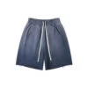 Acid washed casual shorts