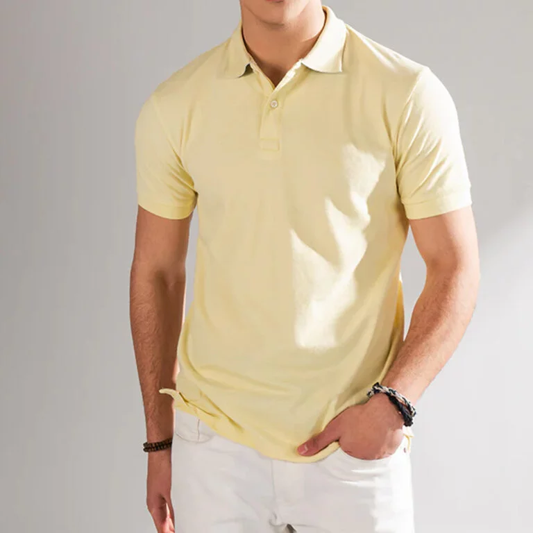 Casual sporty cotton polos