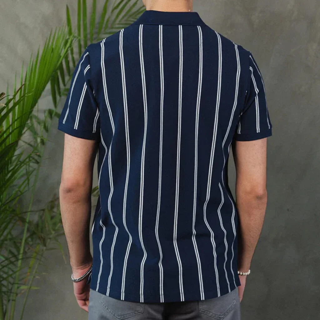 Stripes fashionable polo shirts