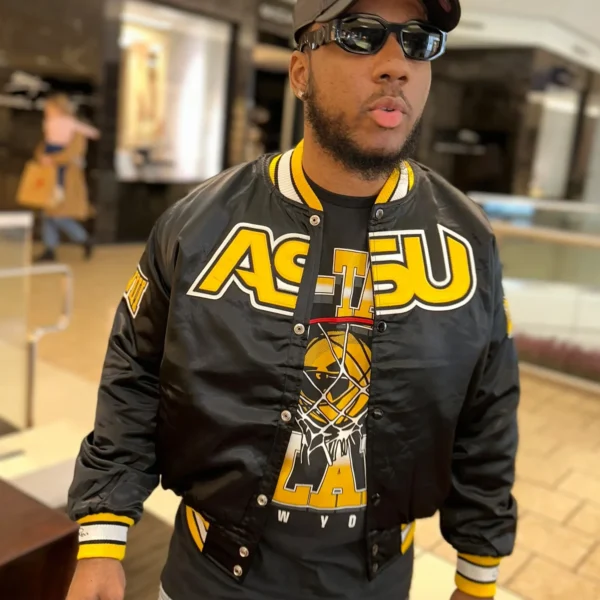 Custom Black and Yellow Varsity Jacket