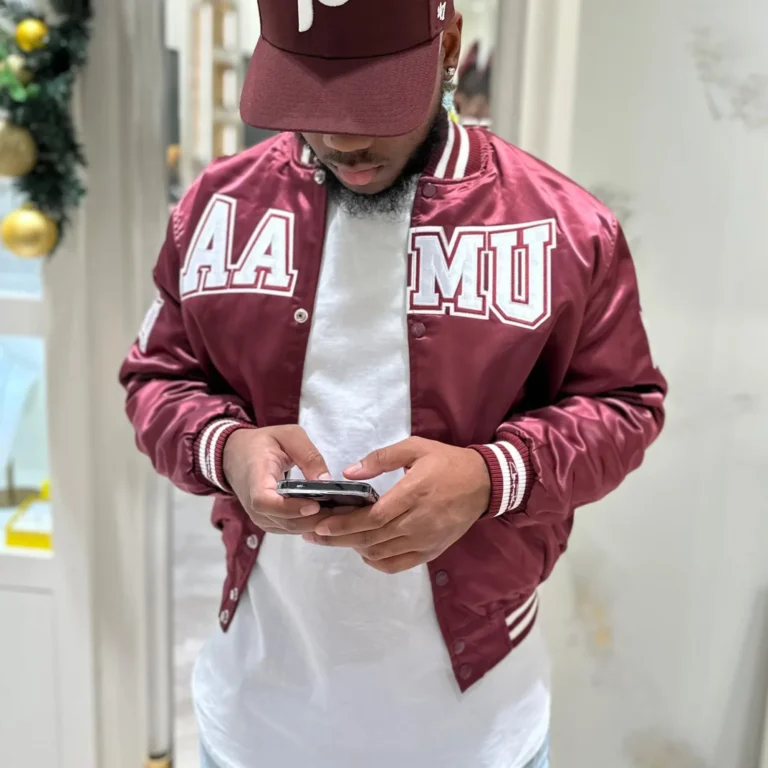 Custom Maroon Varsity Jacket