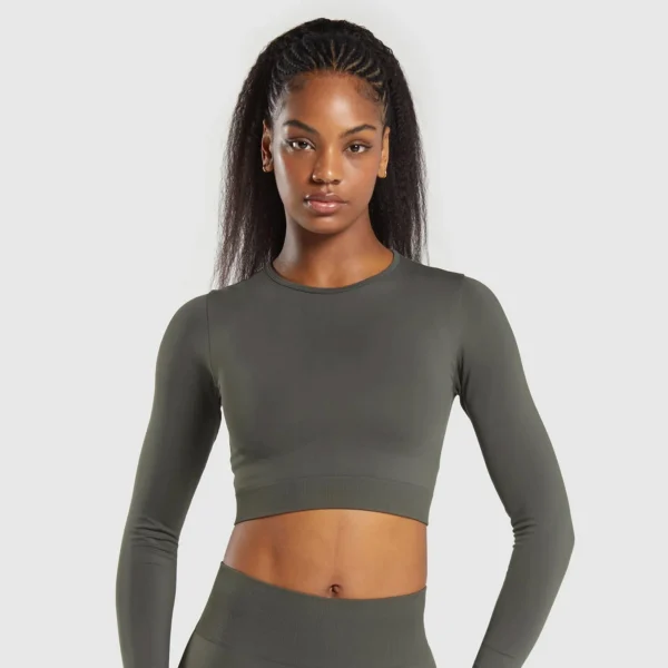 Long Sleeve Crop Top