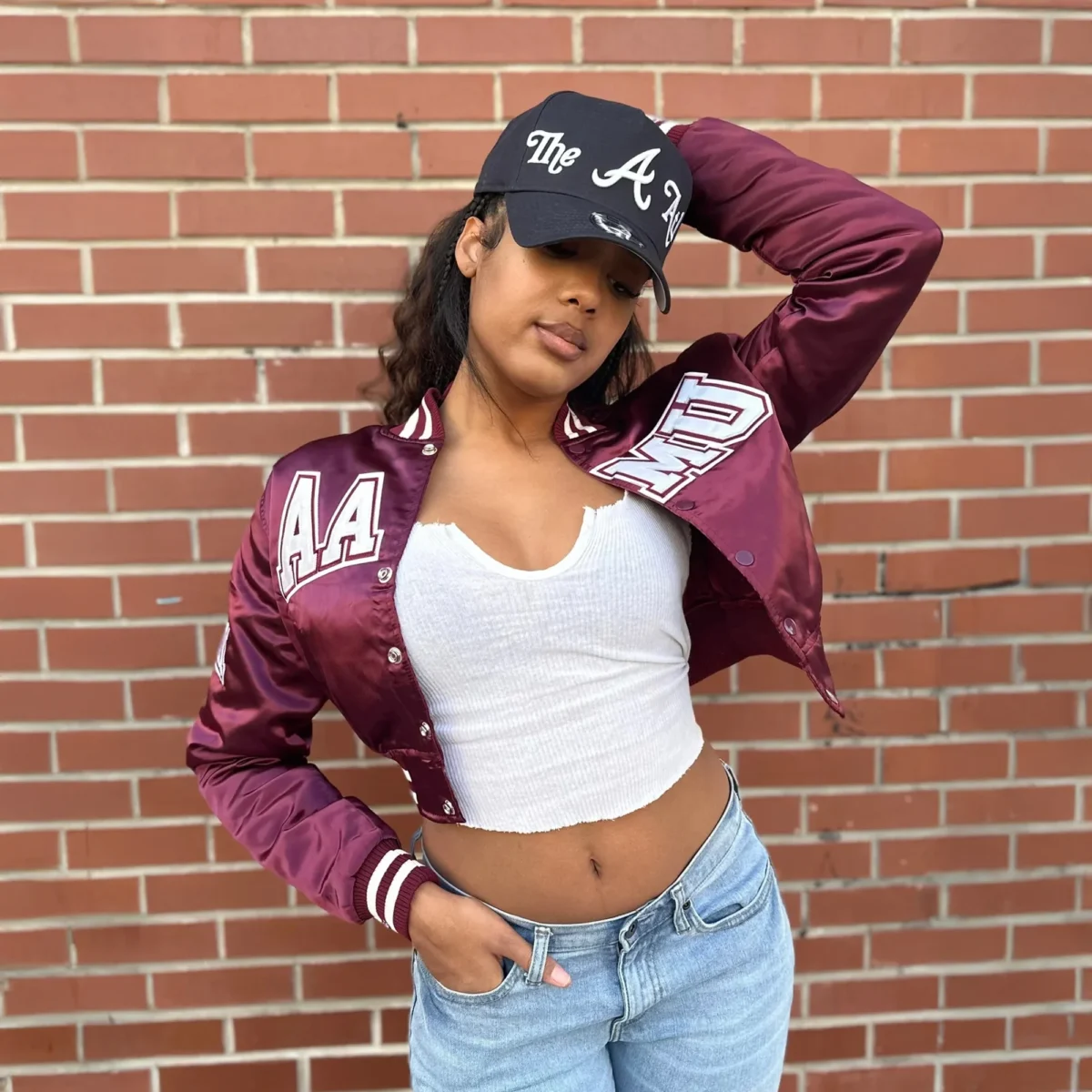 Custom crop varsity jackets