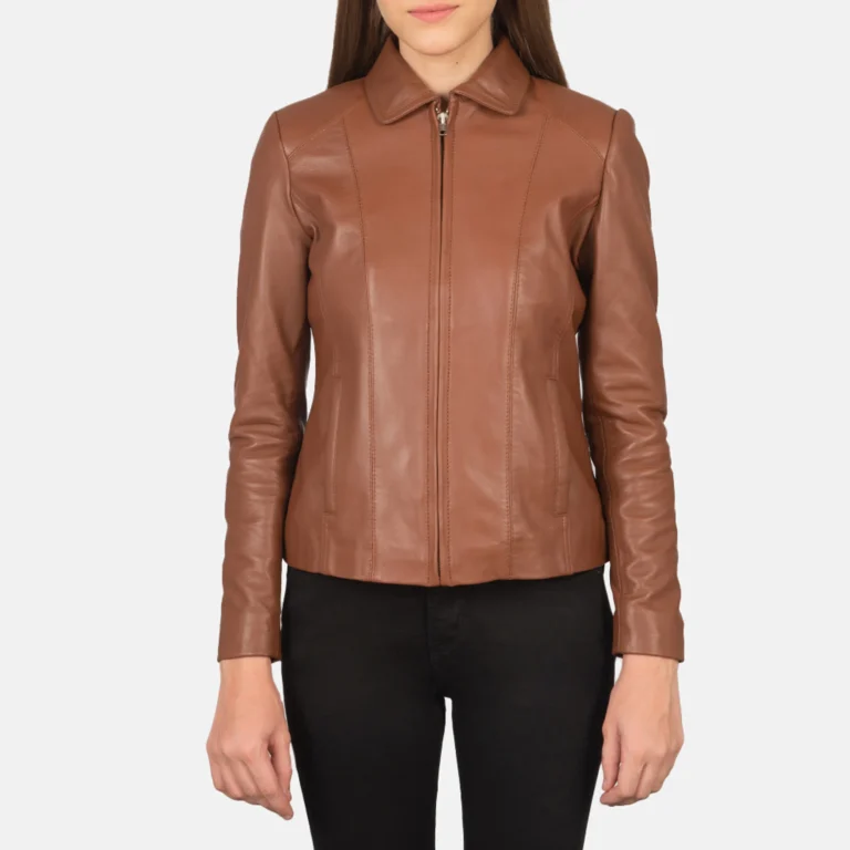 Soft Brown Leather Jacket