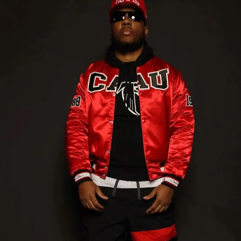 Custom Embroidered Red Varsity Jackets