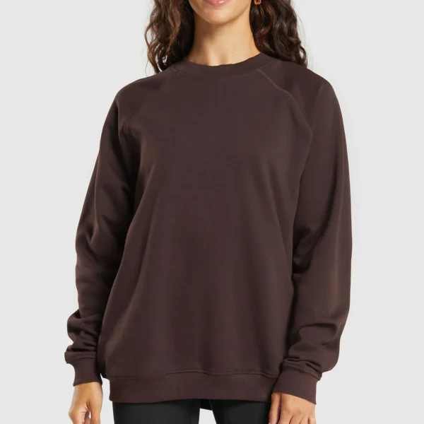 Raglan sleeves sweatshirt