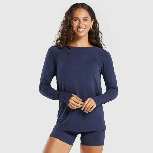 Cozy Navy T-shirts For Women