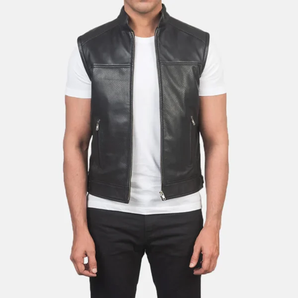 ODM Premium Quality Leather Vests