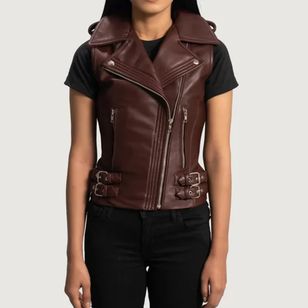 Cowhide Leather Vests for Women