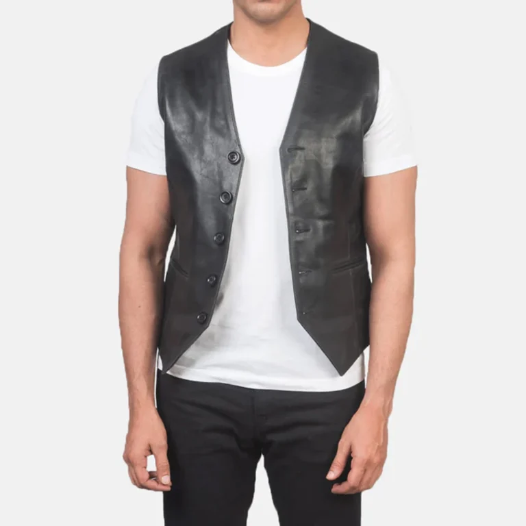 Fashionable Mens Leather Vests