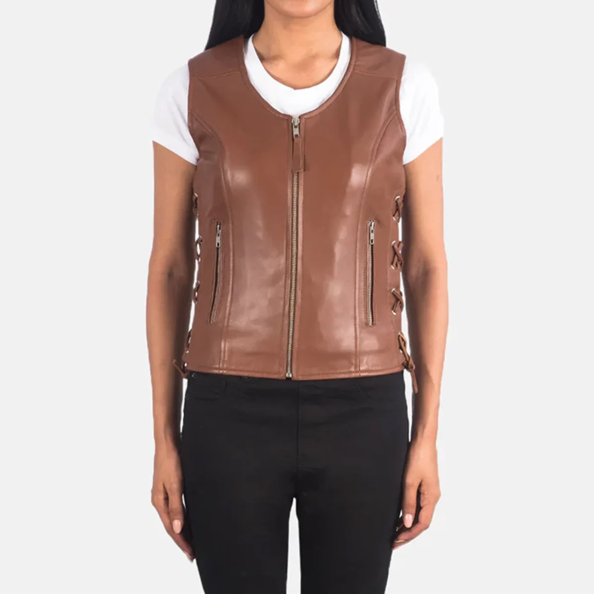 2025 Womens Leather Vests